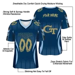 customized georgia tech yellow jackets dynamic dots blue jersey best selling