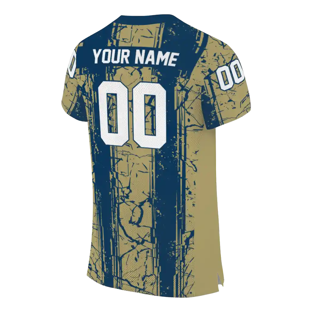 customized georgia tech yellow jackets rugged stripes gold jersey high quality customized georgia tech yellow jackets rugged stripes gold jersey high quality
