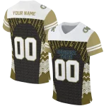 customized georgia tech yellow jackets tire arrows gold black white jersey best selling