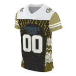 customized georgia tech yellow jackets tire arrows gold black white jersey best selling