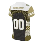 customized georgia tech yellow jackets tire arrows gold black white jersey best selling