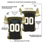 customized georgia tech yellow jackets tire arrows gold black white jersey best selling