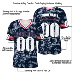 customized gonzaga bulldogs camouflage abstract blue jersey best selling