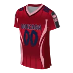 customized gonzaga bulldogs dynamic dots red jersey best selling