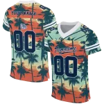 customized gonzaga bulldogs horizon palm sunset jersey best selling