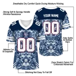 customized gonzaga bulldogs mirrored pattern blue jersey best selling