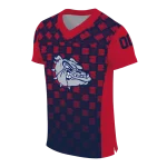 customized gonzaga bulldogs stacked rectangle blue jersey best selling