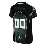 customized green bay packers halftone slant green black jersey best selling