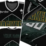 customized green bay packers halftone slant green black jersey best selling