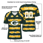 customized green bay packers layered grids green jersey best selling