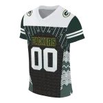 customized green bay packers tire arrows green black white jersey best selling