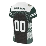 customized green bay packers tire arrows green black white jersey best selling