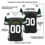 customized green bay packers tire arrows green black white jersey best selling