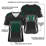 customized hawaii rainbow warriors dynamic dots silver jersey best selling
