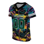 customized hawaii rainbow warriors sundown palm jersey best selling
