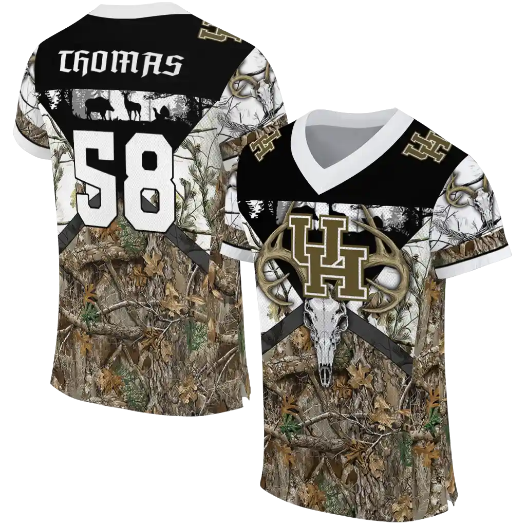 customized houston cougars antler skull camouflage hunting jersey best selling customized houston cougars antler skull camouflage hunting jersey best selling
