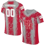 customized houston cougars rugged stripes red jersey best selling