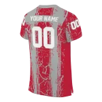 customized houston cougars rugged stripes red jersey best selling