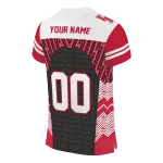 customized houston cougars tire arrows red black white jersey best selling