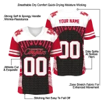 customized houston cougars tire arrows red black white jersey best selling