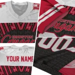 customized houston cougars tire arrows red black white jersey best selling