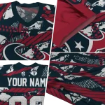 customized houston texans camo shatter blue jersey best selling