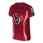 customized houston texans dynamic dots red jersey best selling