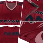 customized houston texans dynamic dots red jersey best selling