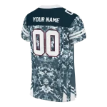 customized houston texans mirrored pattern blue jersey best selling