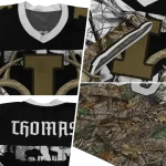 customized illinois fighting illini antler skull camouflage hunting jersey best selling