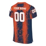 customized illinois fighting illini rugged stripes blue jersey best selling
