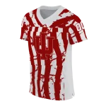customized indiana hoosiers stripe splatter red jersey best selling