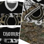 customized indianapolis colts antler skull camouflage hunting jersey best selling