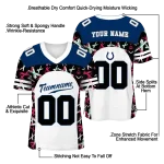 customized indianapolis colts brushstroke xs white black jersey best selling