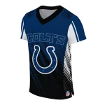 customized indianapolis colts halftone fade blue black jersey best selling