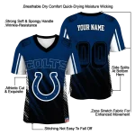 customized indianapolis colts halftone fade blue black jersey best selling