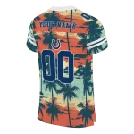 customized indianapolis colts horizon palm sunset jersey best selling
