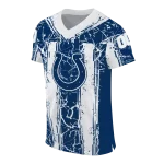 customized indianapolis colts rugged stripes blue jersey best selling