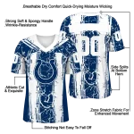 customized indianapolis colts rugged stripes blue jersey best selling