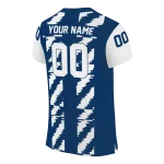 customized indianapolis colts stripe block blue jersey best selling