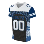customized indianapolis colts tire arrows blue black white jersey best selling