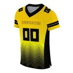 customized iowa hawkeyes halftone sweep gold black jersey best selling