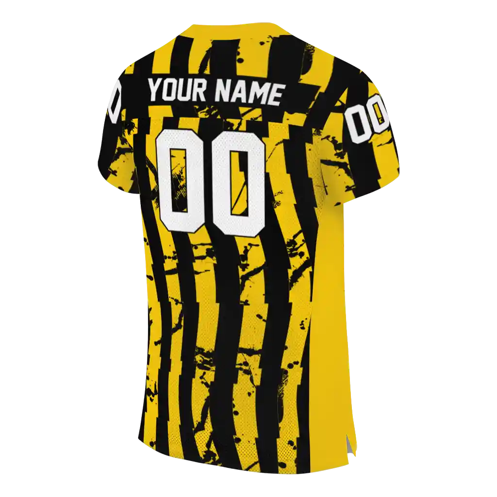 customized iowa hawkeyes stripe splatter black jersey high quality customized iowa hawkeyes stripe splatter black jersey high quality