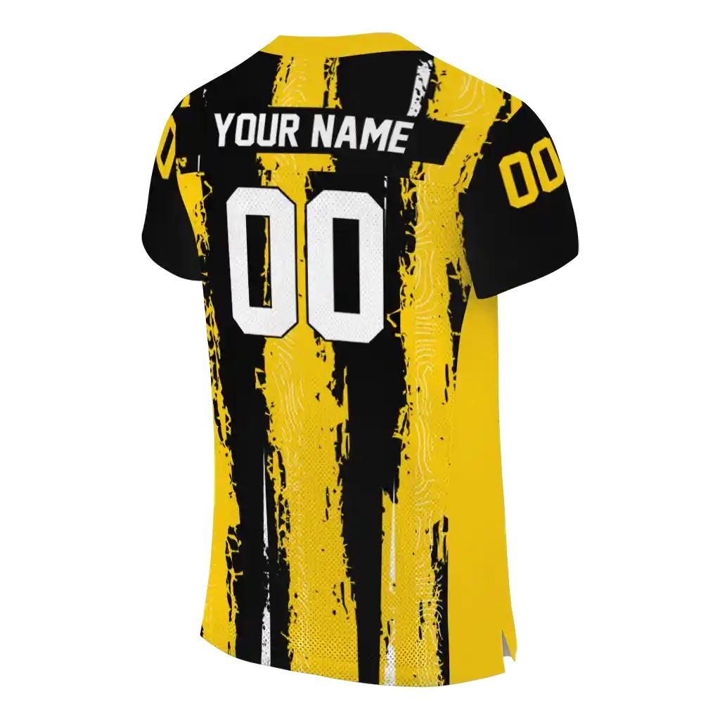 customized iowa hawkeyes striped texture black jersey high quality customized iowa hawkeyes striped texture black jersey high quality
