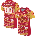 customized iowa state cyclones camo shatter red jersey best selling