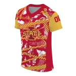customized iowa state cyclones camo shatter red jersey best selling