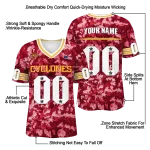 customized iowa state cyclones camouflage abstract red jersey best selling