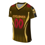 customized iowa state cyclones dynamic dots gold jersey best selling