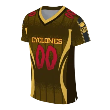 customized iowa state cyclones dynamic dots gold jersey fashion forward