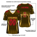 customized iowa state cyclones dynamic dots gold jersey best selling